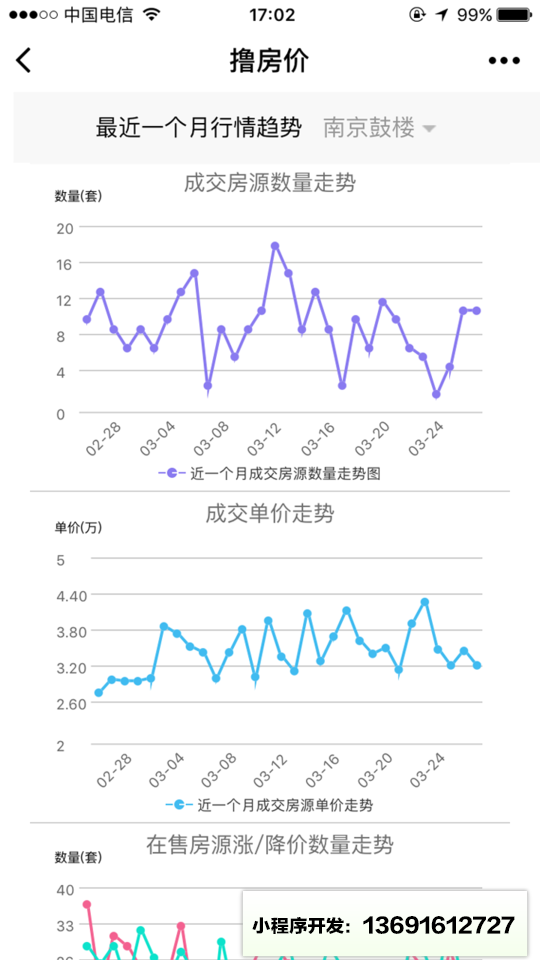 擼房價+小程序截圖